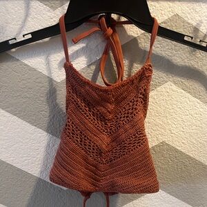Xhilaration Terracotta Crochet Camisole